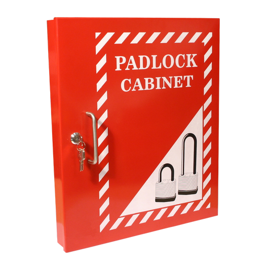 ASEC Lockout Tagout Padlock Cabinet Red