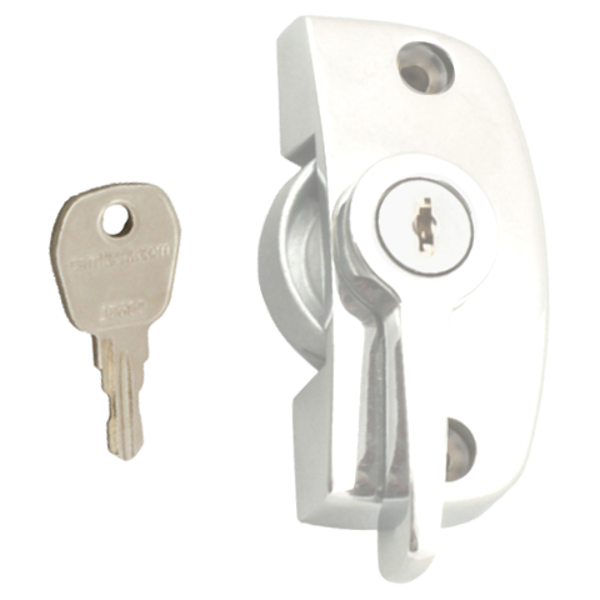 ASEC Window Pivot Lock Locking Without Keep - White
