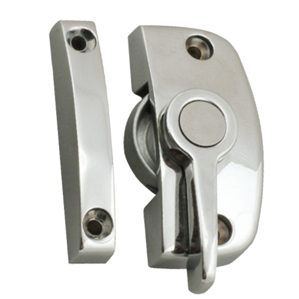 ASEC Window Pivot Lock Non-Locking With 11.5mm Keep - Chrome Plated