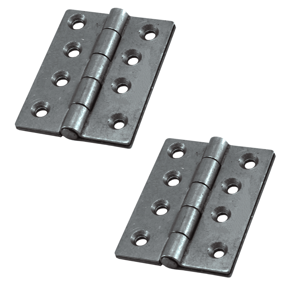 ASEC Double Pressed Steel Butt Hinge 100mm 1 Pair - Satin Chrome