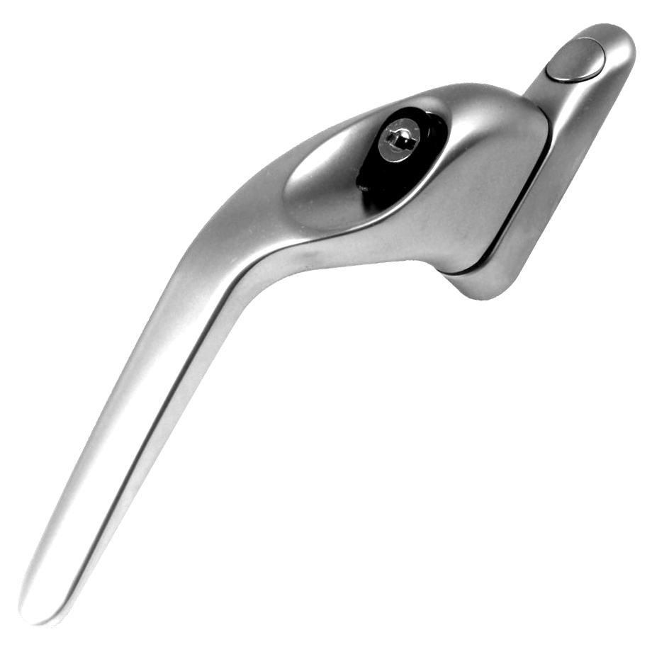 ASEC Offset Window Handle Left Handed - Chrome Plated