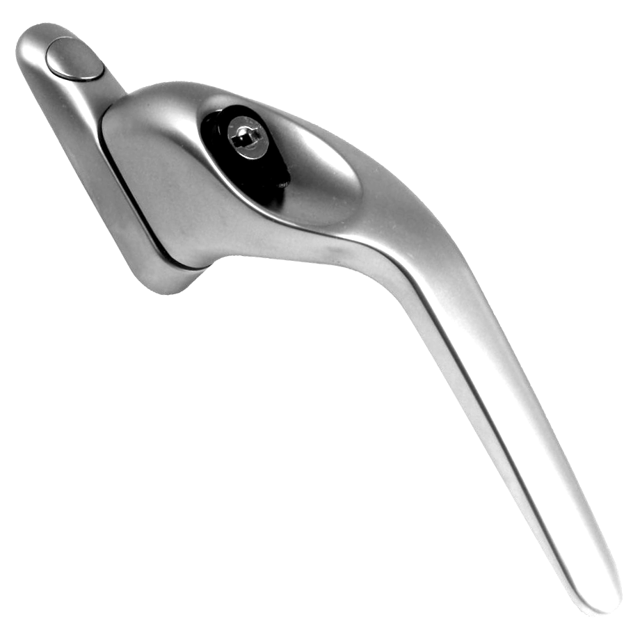 ASEC Offset Window Handle Right Handed - Chrome Plated