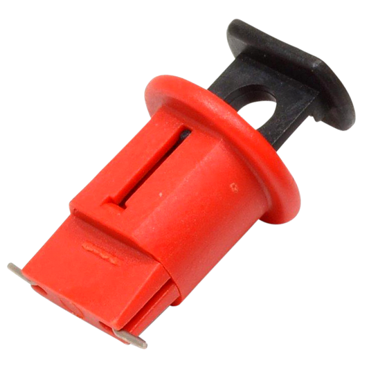 ASEC Miniature Circuit Breaker Lock Out Pin Out Wide - Red