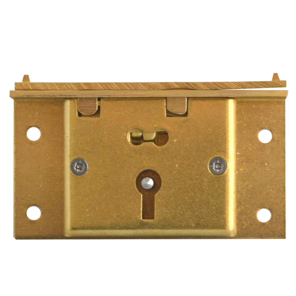 ASEC 48 2 Lever Box Lock 75mm Keyed To Differ Pro - Satin Brass
