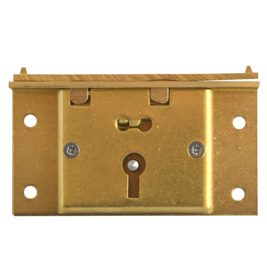 ASEC 48 2 Lever Box Lock 75mm Keyed To Differ Pro - Satin Brass