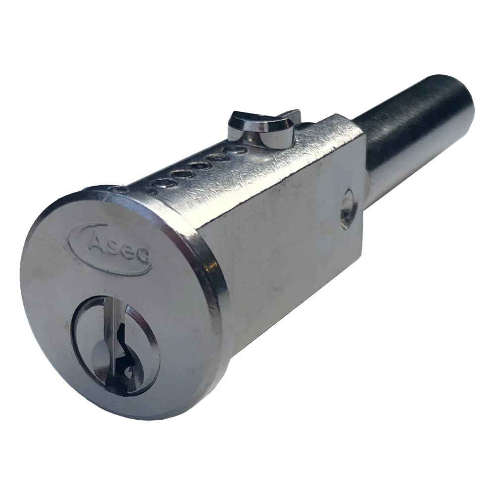 Asec Round Faced Bullet Lock SC Keyed Alike Pair `B` - Nickel Plated