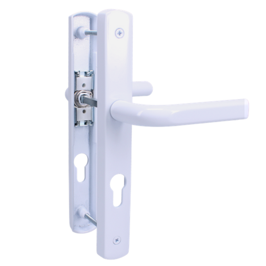ASEC 70 Lever Door Furniture To Suit Ferco - 200mm Backplate White