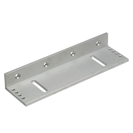 ASEC L Bracket To Suit Standard Magnets Outward Opening - Satin Anodised Aluminium
