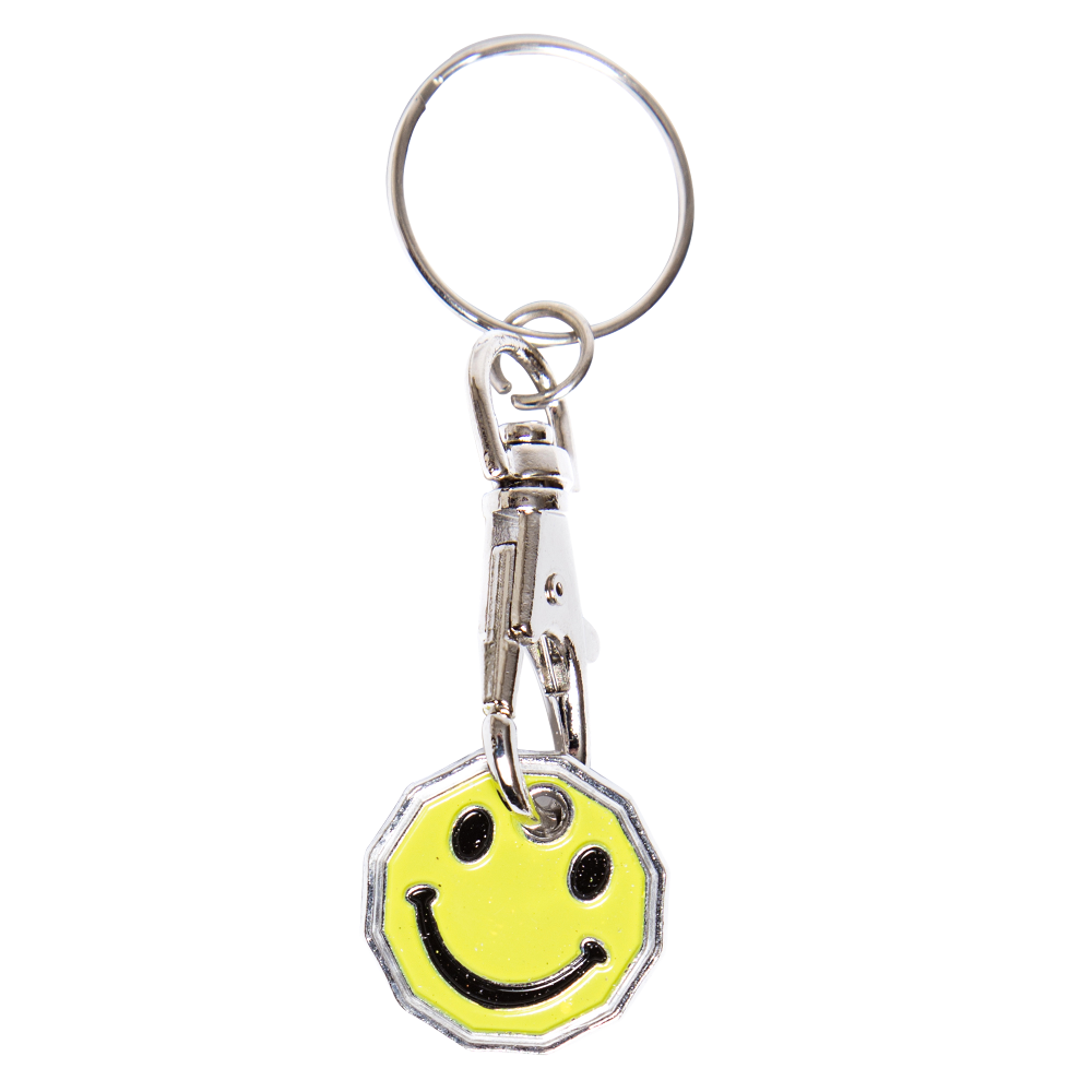 ASEC Trolley Token Key Ring Smiley Face