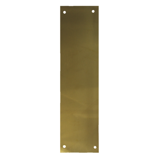 ASEC 75mm Wide Polished Brass Finger Plate 300mm Standard - Polished Brass