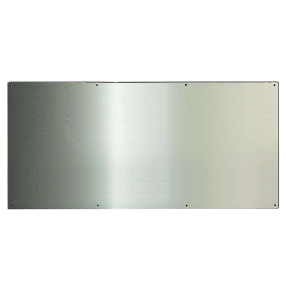 ASEC 835mm Wide Stainless Steel Kick Plate 400mm - Satin Stainless Steel