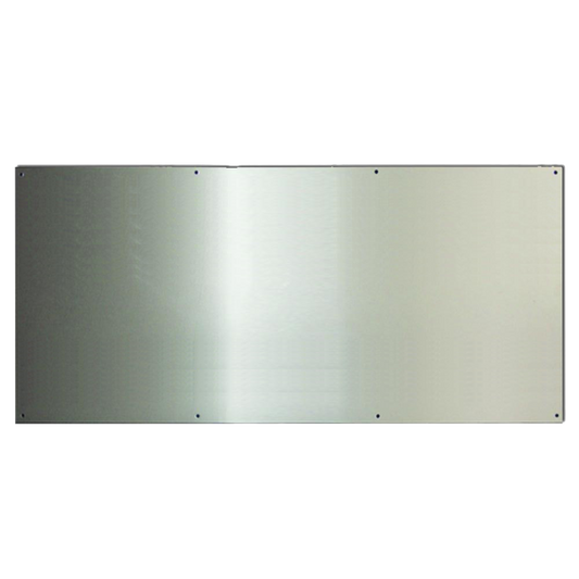 ASEC 835mm Wide Stainless Steel Kick Plate 400mm - Satin Stainless Steel