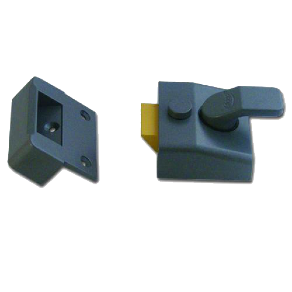ASEC AS14 & AS18 Non-Deadlocking Nightlatch 40mm Case Only - Dull Metal Grey