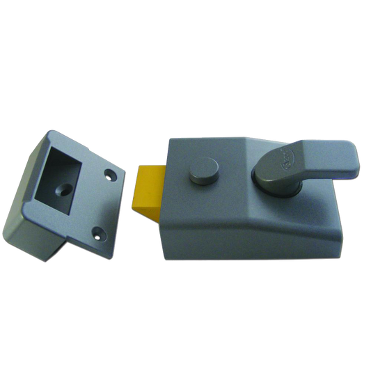 ASEC AS14 & AS18 Non-Deadlocking Nightlatch 60mm Case Only - Dull Metal Grey