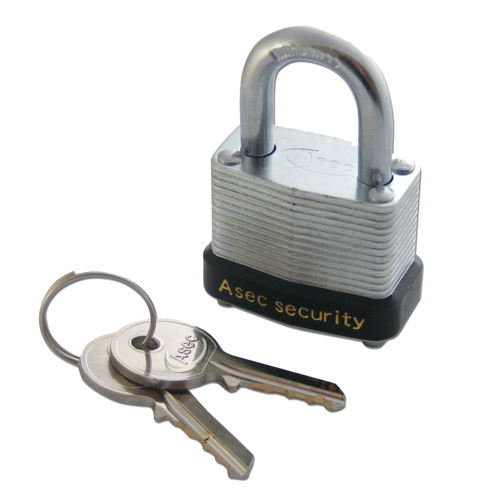 ASEC 787 & 797 Open Shackle Laminated Padlock 30mm Keyed To Differ Pro