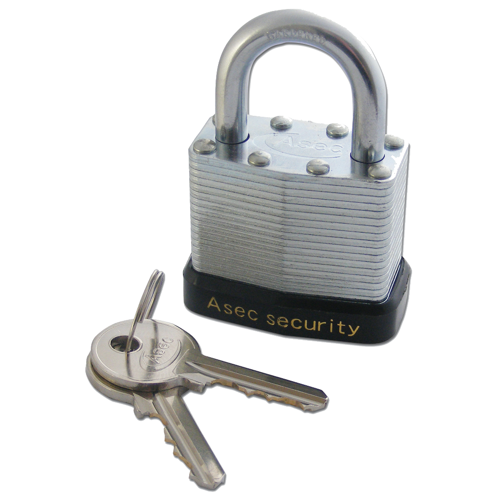ASEC 787 & 797 Open Shackle Laminated Padlock 40mm Keyed To Differ Pro