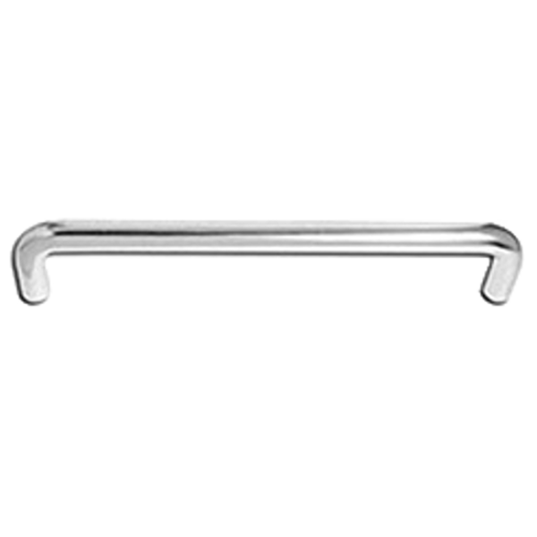 ASEC Bolt Fix Aluminium Pull Handle 225mm - Polished Anodised Aluminium