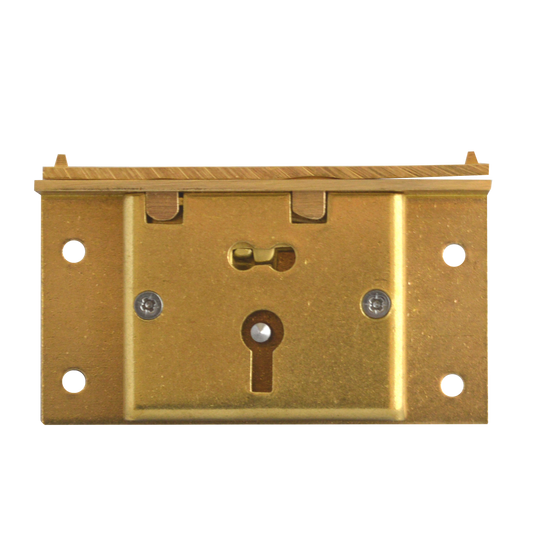 ASEC 48 4 Lever Boxlock 64mm Keyed To Differ Pro - Satin Brass