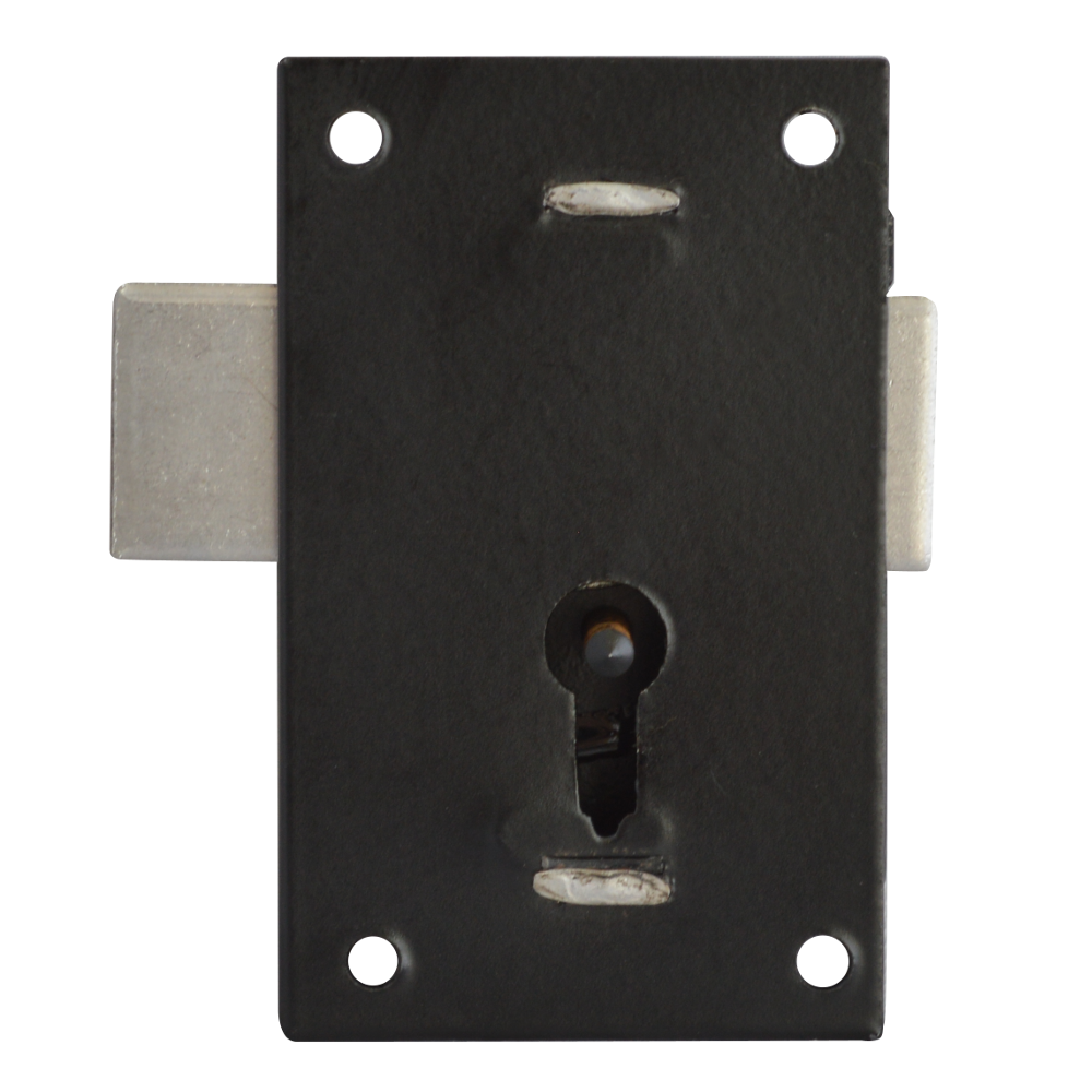 ASEC 150 1 Lever Straight Cupboard Lock 67mm Keyed Alike Pro - Black