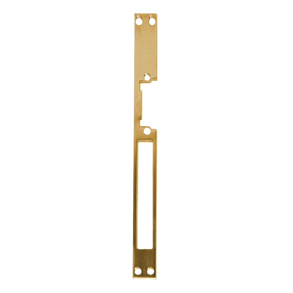 ASEC Mortice Release Sash Faceplate Polished Brass