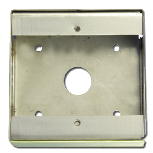 ASEC 28mm 1 Gang Surface Housing Stainless Steel
