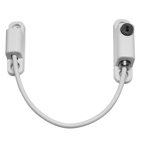 CHAMELEON 150mm Locking Window Cable Restrictor White