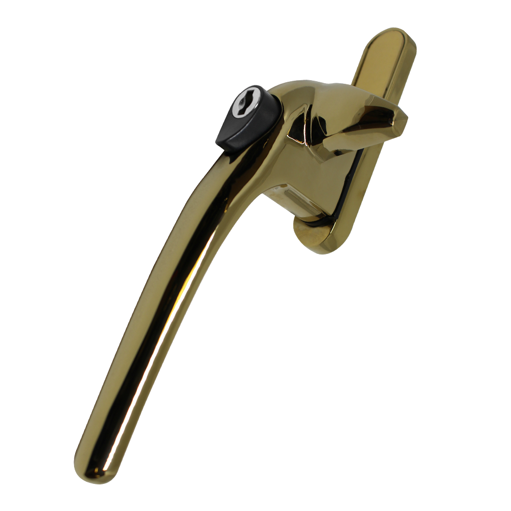 CHAMELEON Adaptable Cockspur Handle Kit Polished Brass Left Handed - Gold