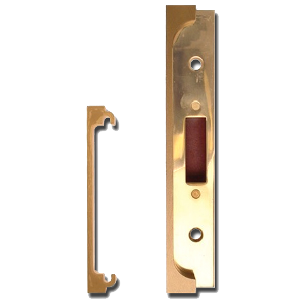 UNION 2988 Rebate To Suit 2101 Deadlocks 13mm Pro - Polished Lacquered Brass