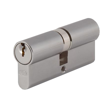 UNION 2X18 Euro Double Cylinder 73mm 36.5/36.5 31.5/10/31.5 Keyed Alike `WVL482` - Satin Chrome