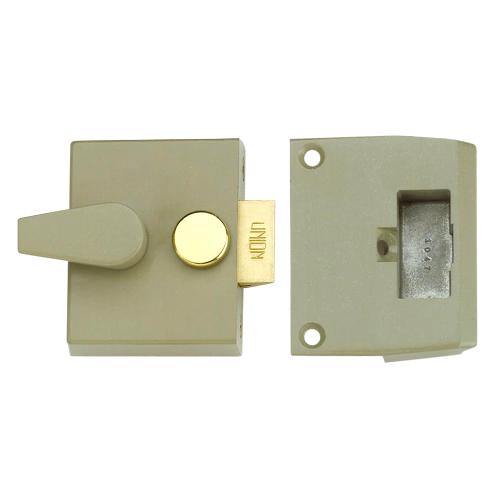 UNION 1026, 1027 & 1028 Non-Deadlocking Nightlatch 1027 40mm CG Case Only - Champagne Gold