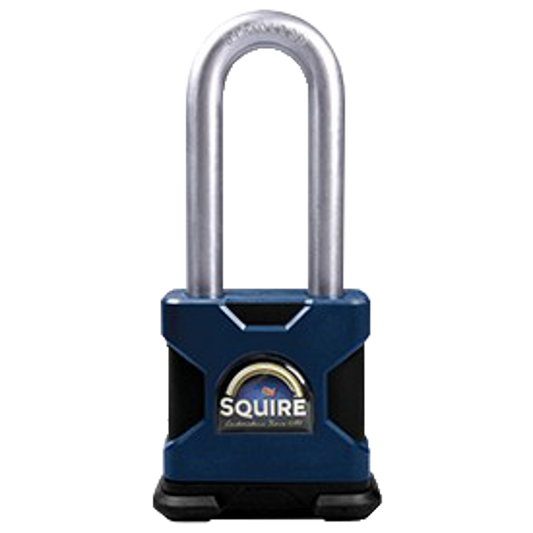SQUIRE SS50S 2.5 Stronghold Steel 6 Pin Long Shackle Padlock Keyed To Differ Display