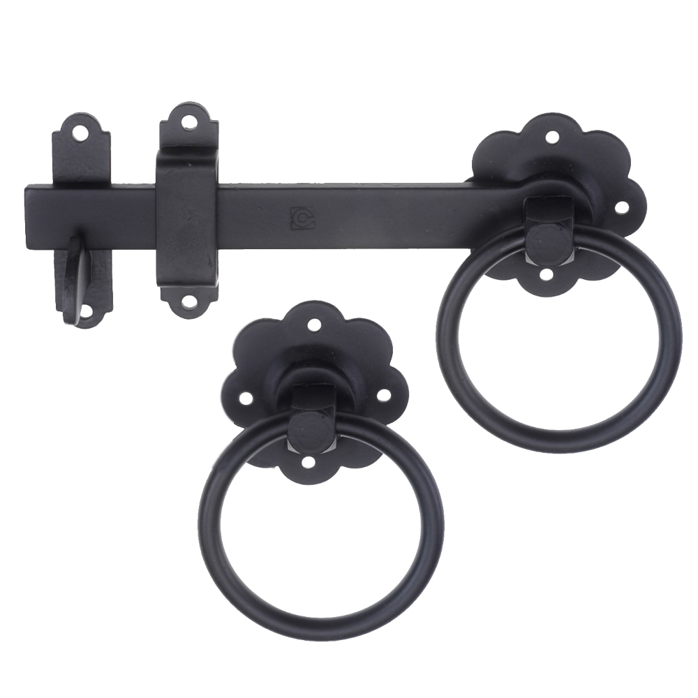 CROMPTON 1136-7-10 Gate Latch 178mm Plain - Black