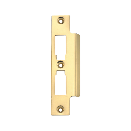 UNION 2277 Strike Plate Polished Lacquered Brass