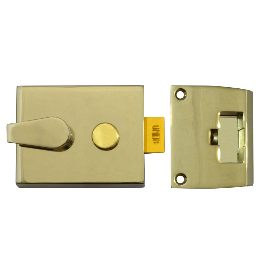 UNION 1026, 1027 & 1028 Non-Deadlocking Nightlatch 1028 60mm Case Only - Electro Brass