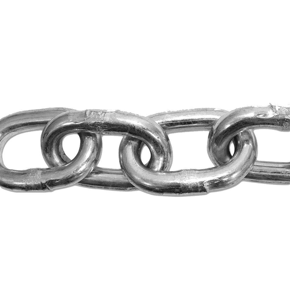 ENGLISH CHAIN Case Hardened Chain 10mm 1m - Zinc Plated