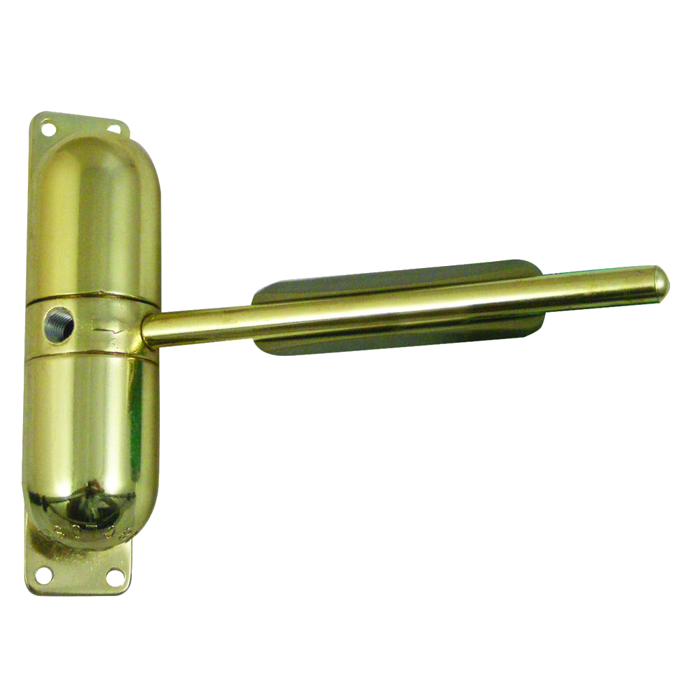 ASTRA DOOR Gibcloser Spring Action Door Closer Polished Brass