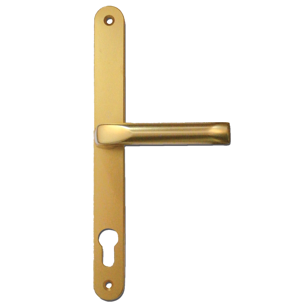 HOPPE London UPVC Lever Moveable Pad Door Furniture 76G 3831N 113 92mm/62mm Centres - Gold