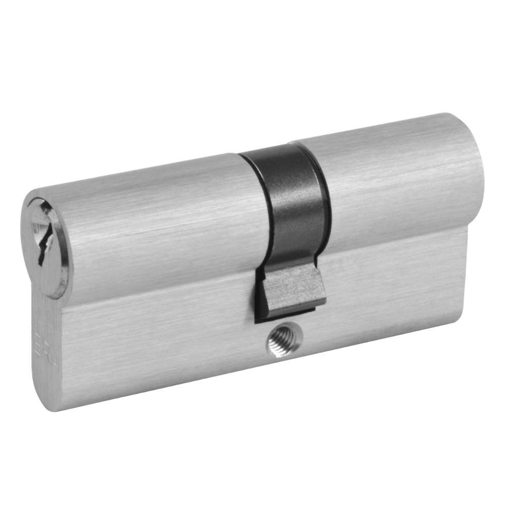 ERA 5-Pin Euro Double Cylinder 70mm 30/40 25/10/35 Keyed To Differ - Satin Chrome