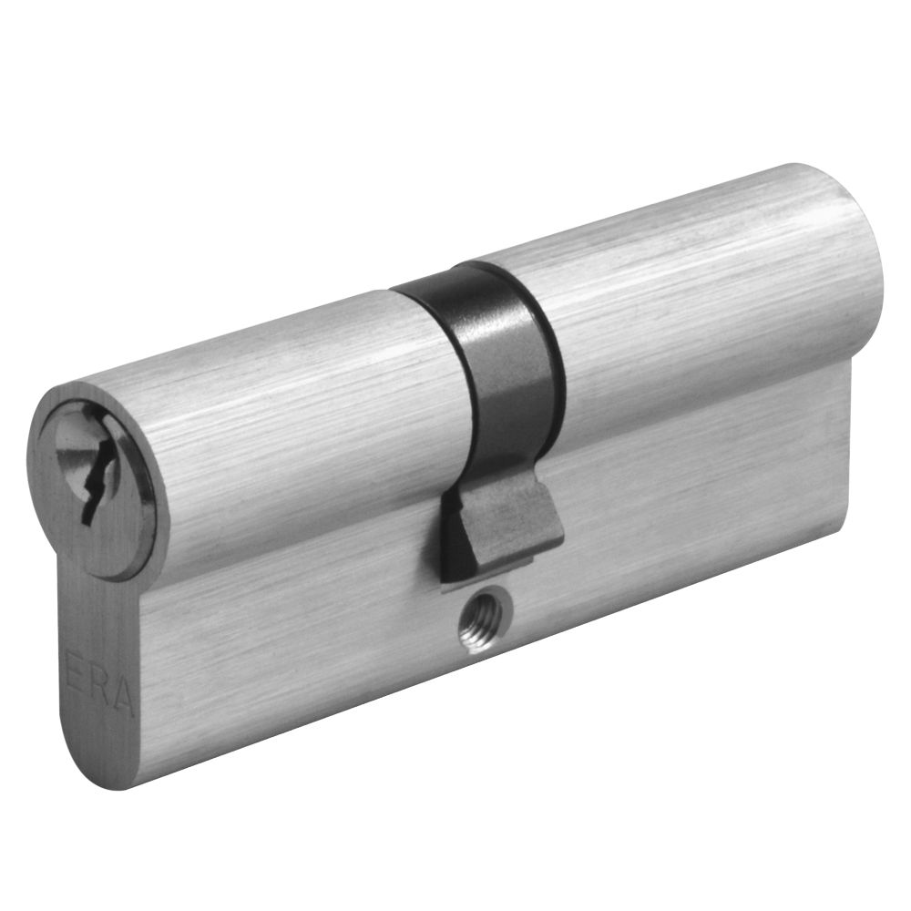 ERA 6-Pin Euro Double Cylinder 85mm 35/50 30/10/45 Keyed To Differ - Satin Chrome