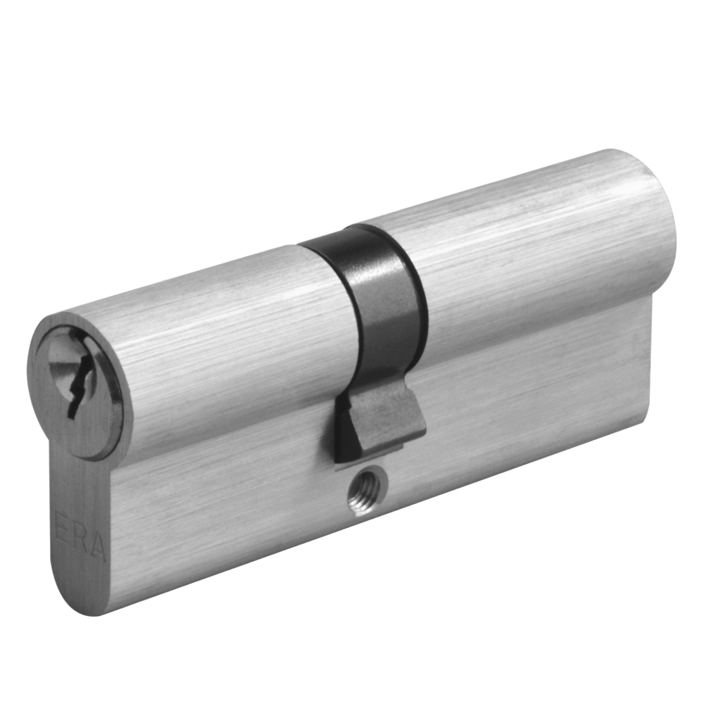 ERA 6-Pin Euro Double Cylinder 90mm 35/55 30/10/50 Keyed To Differ - Satin Chrome