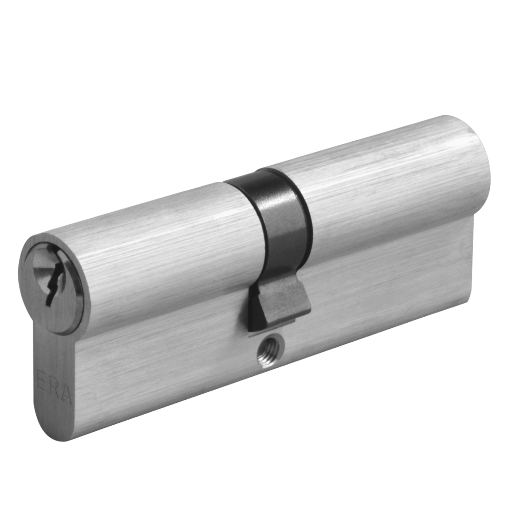 ERA 6-Pin Euro Double Cylinder 100mm 40/60 35/10/55 Keyed To Differ - Satin Chrome