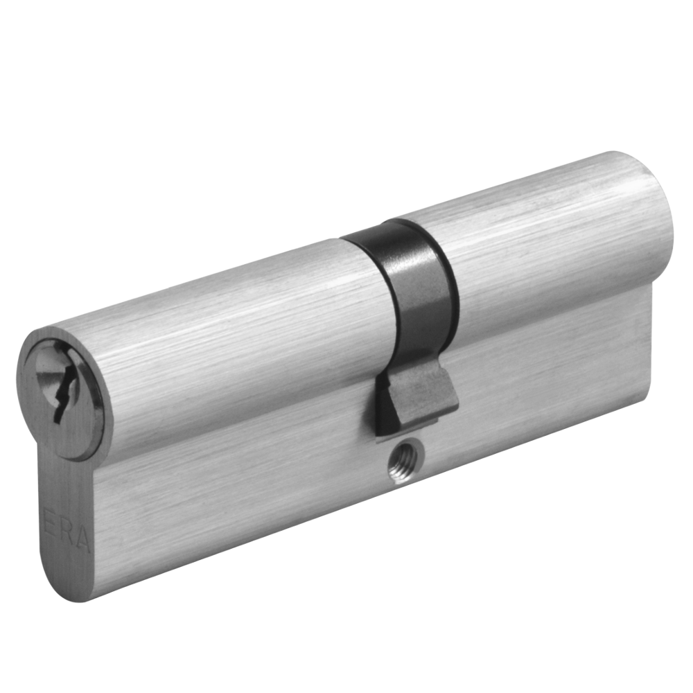 ERA 6-Pin Euro Double Cylinder 100mm 50/50 45/10/45 Keyed To Differ - Satin Chrome