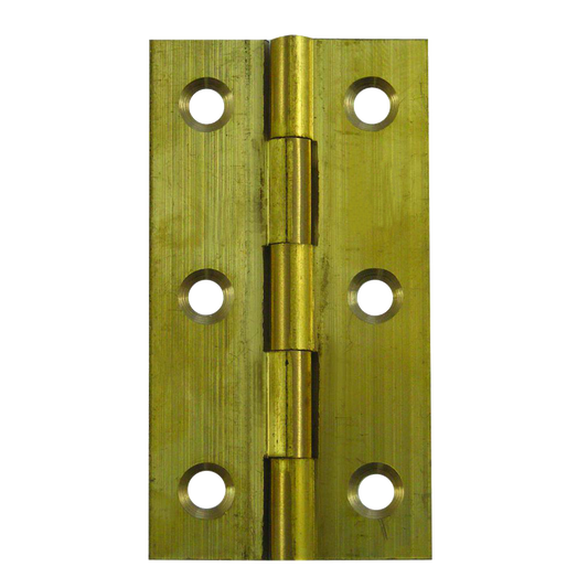CROMPTON 0160 Solid Drawn Hinge 76mm - Polished Brass