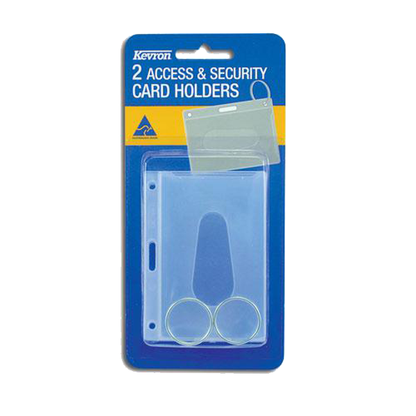 KEVRON ID18PP2 Clear Card Holder ID18PPS - Clear