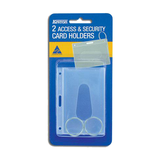 KEVRON ID18PP2 Clear Card Holder ID18PPS - Clear