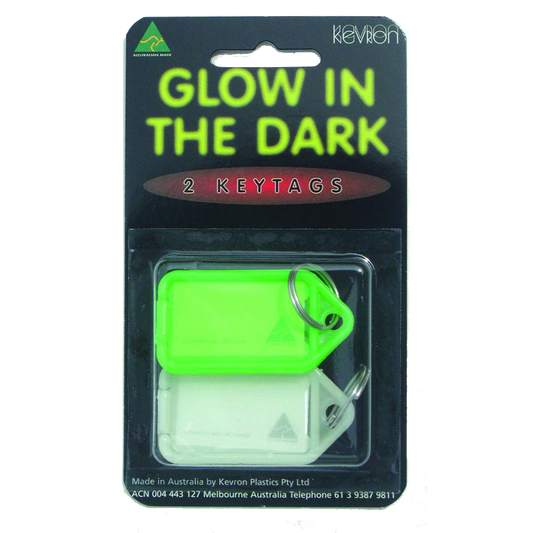 KEVRON ID43PP2 Glow In The Dark Click Tag ID43PP2 - Assorted Glow In The Dark Colours