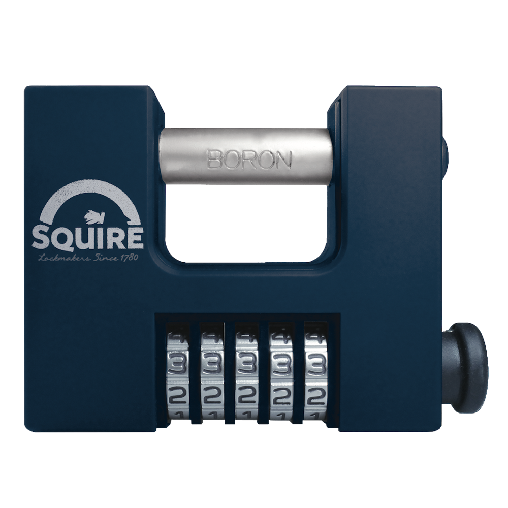 SQUIRE CBW85 85mm High Security Combination Sliding Shackle Padlock 85mm Pro - Hardened Steel