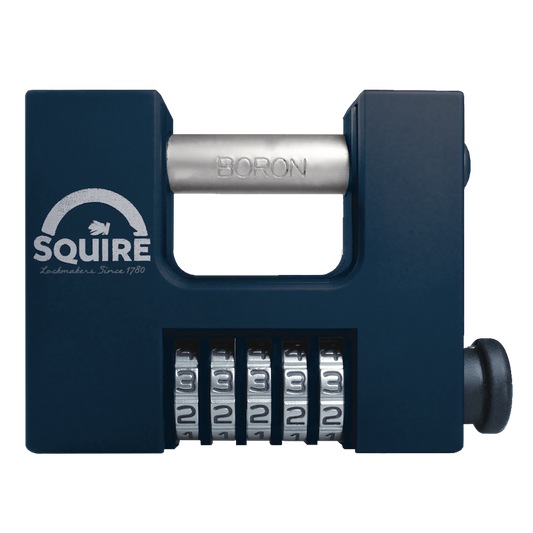 SQUIRE CBW85 85mm High Security Combination Sliding Shackle Padlock 85mm Pro - Hardened Steel