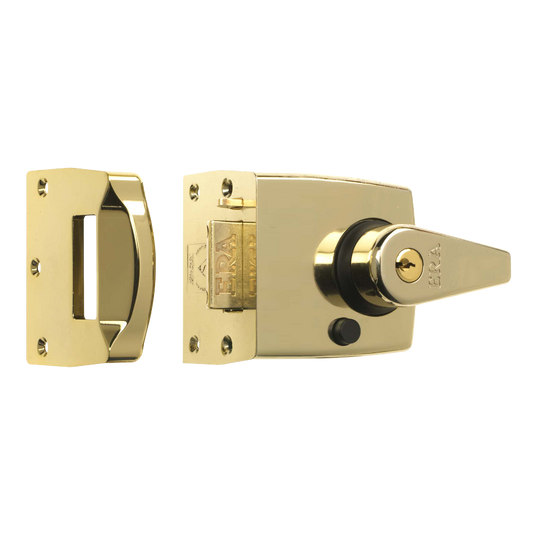 ERA 1830 & 1930 Auto Deadlocking Nightlatch 60mm Display - Polished Brass