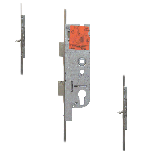 FERCO Tripact Lever Operated Latch & Deadbolt 20mm Faceplate - 2 Small Hook 40/70
